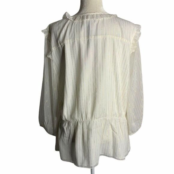 CURATD x LTS Frill Detail Top 16 White Gold - Picture 5 of 6